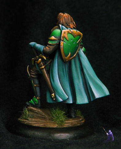 Dark Sword Miniatures Warrior With Bastard Sword Back